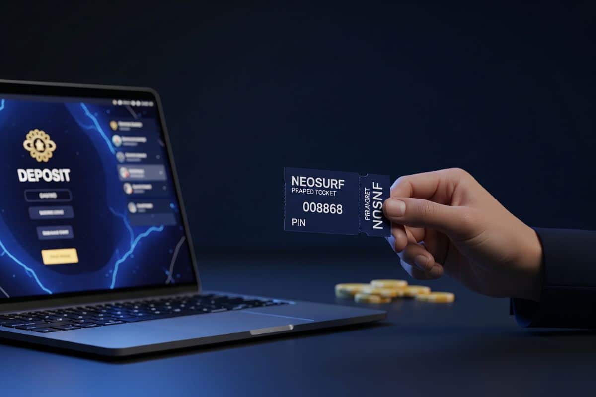 Dépôt casino en ligne Neosurf ticket prépayé sécurité anonymat