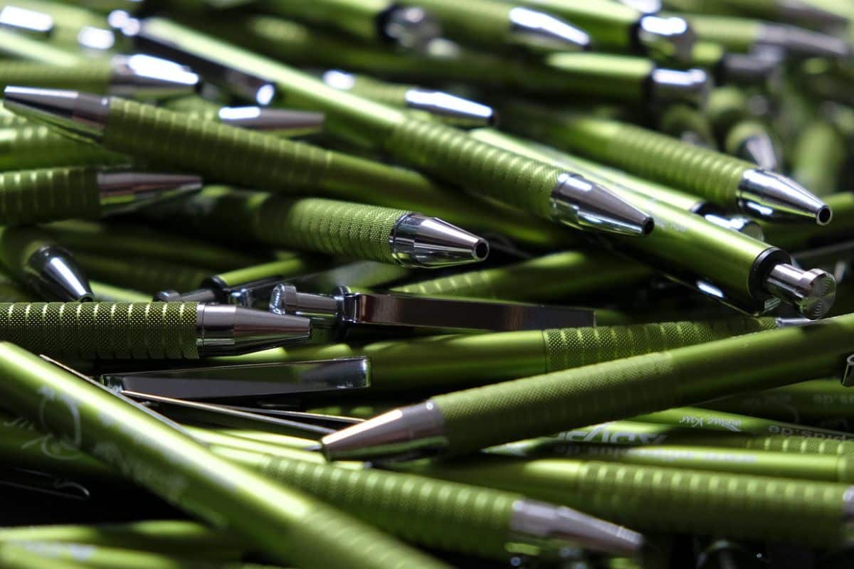 Stylos à bille vert