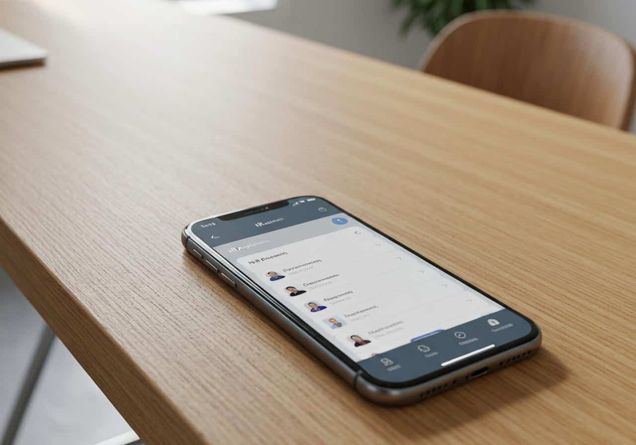 Application mySilae sur smartphone, écran bulletins de salaire